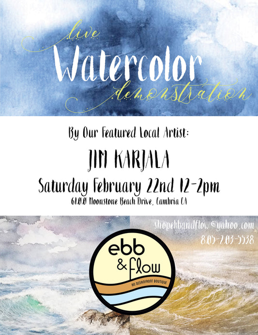 Live Watercolor Painting - February 22nd, 2020