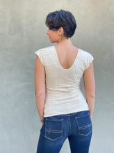 Load image into Gallery viewer, The Textured Cap Sleeve Top
